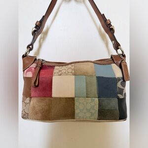 Y2K Coach Patchwork Shoulder Bag 7048